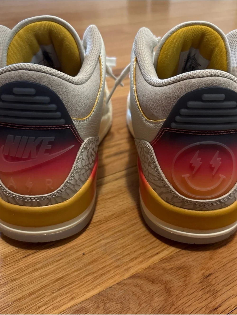 Jordan 3 J. Balvin Medellin Retro-Style Basketball Sneakers